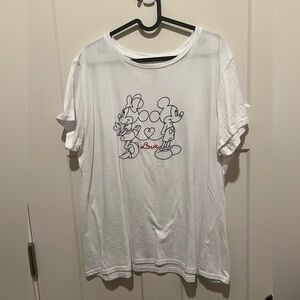 Disney White T-Shirt with Logo